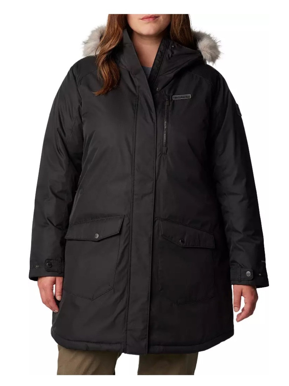 Columbia Women's Suttle Mountain Long Insulated Jacket - Charcoal Gray